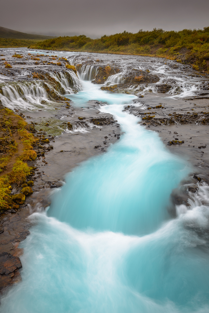 Brúarfoss Waterfall, Iceland.