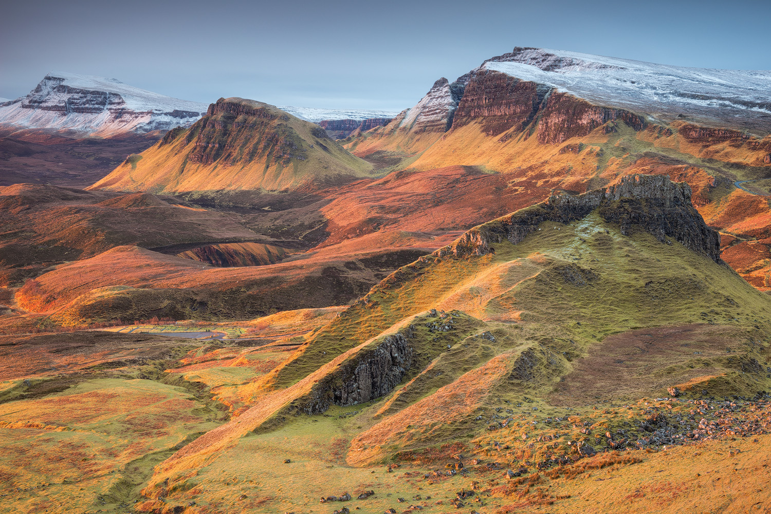 The Quiraing, Trotternish peninsula on the Isle of Skye (Scotland)